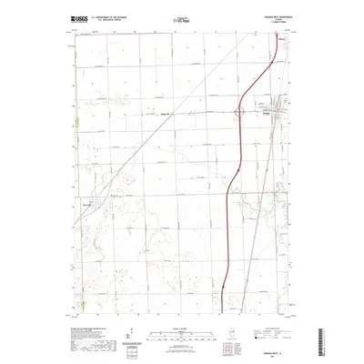 2021 Map of Onarga West, 2021 Print