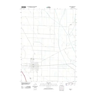2010 Map of Onawa, 2010 Print