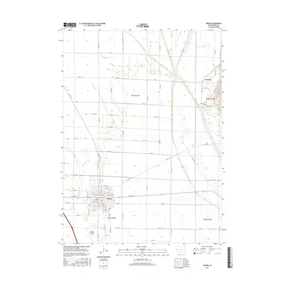 2015 Map of Onawa, 2015 Print