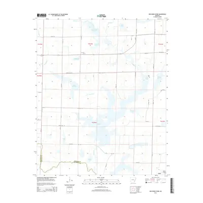 2014 Map of One Horse Store, 2014 Print