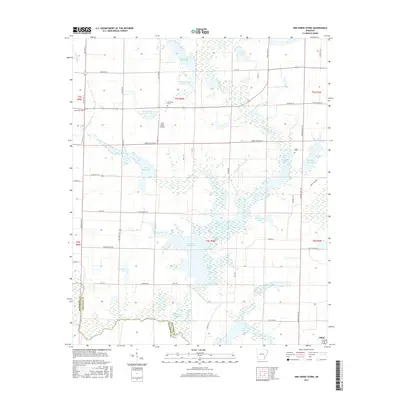 2017 Map of One Horse Store, 2017 Print