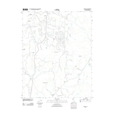 2012 Map of O'Neals, 2012 Print