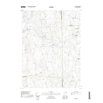 2018 Map of Oneco, 2018 Print