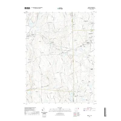 2021 Map of Oneco, 2021 Print