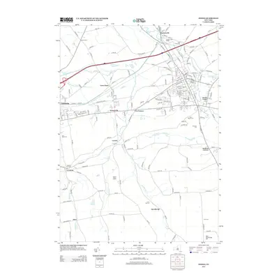 2013 Map of Oneida, 2013 Print