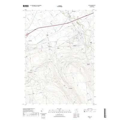 2019 Map of Oneida, 2019 Print