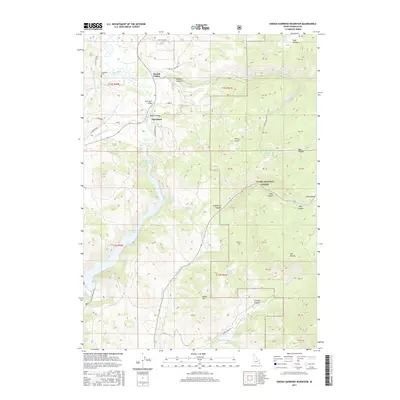 2017 Map of Oneida Narrows Reservoir, 2017 Print