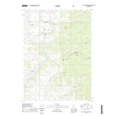 2020 Map of Oneida Narrows Reservoir, 2020 Print
