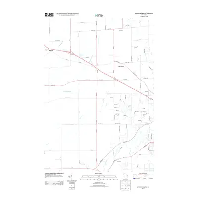 2013 Map of Oneida North, 2013 Print