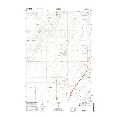 2016 Map of Oneida South, 2016 Print