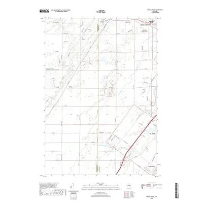 2018 Map of Oneida South, 2018 Print