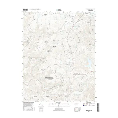 2016 Map of Oneida South, 2016 Print