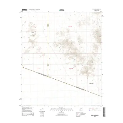 2014 Map of O'Neill Hills, 2014 Print