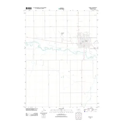 2011 Map of O'Neill, 2011 Print