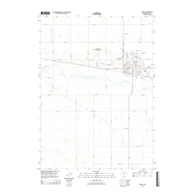 2014 Map of O'Neill, 2014 Print