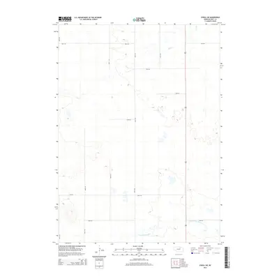 2014 Map of O'Neill SW, 2014 Print
