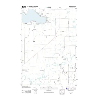 2012 Map of Onekama, 2012 Print