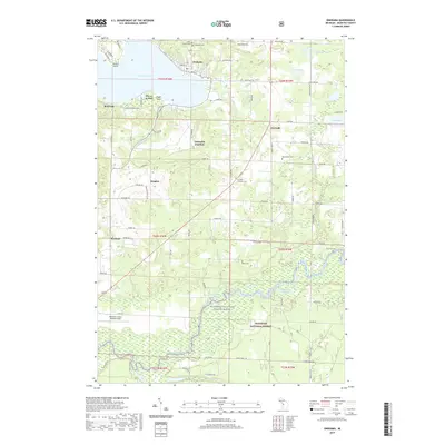 2019 Map of Onekama, 2019 Print