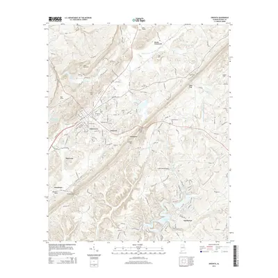 2014 Map of Oneonta, 2014 Print