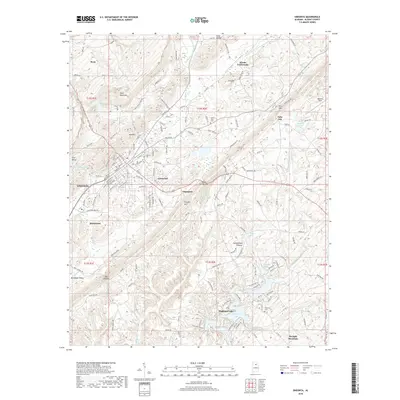 2018 Map of Oneonta, 2018 Print