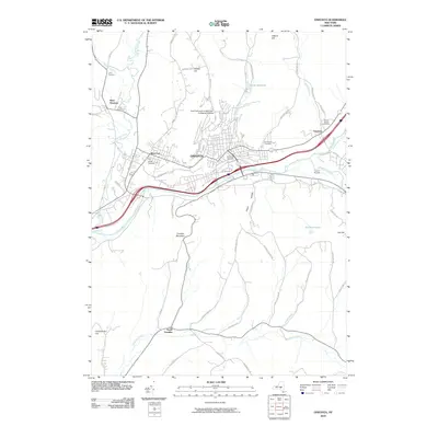 2010 Map of Oneonta, 2010 Print
