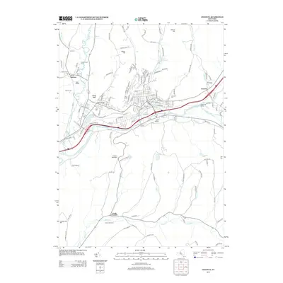 2013 Map of Oneonta, 2013 Print