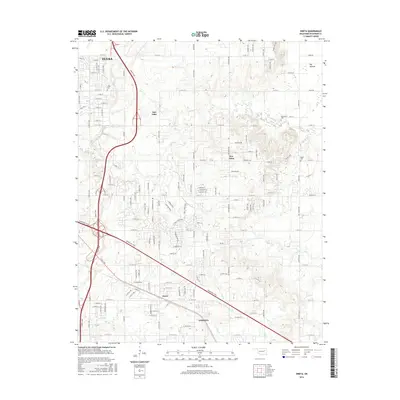2016 Map of Oneta, 2016 Print