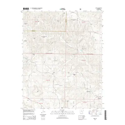 2014 Map of Onia, 2014 Print