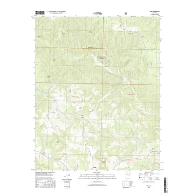 2017 Map of Onia, 2017 Print
