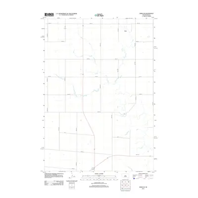 2012 Map of Onida SE, 2012 Print