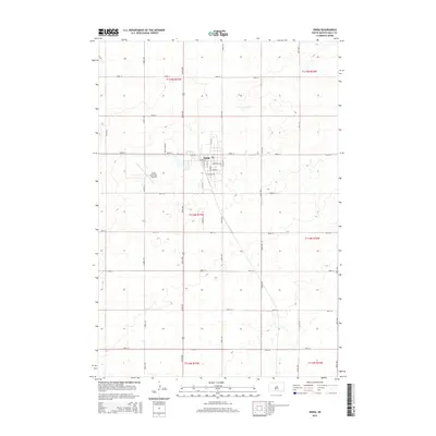2015 Map of Onida, 2015 Print