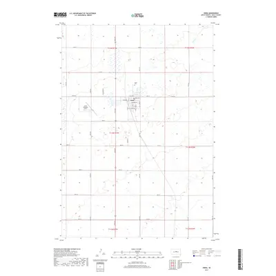 2017 Map of Onida, 2017 Print