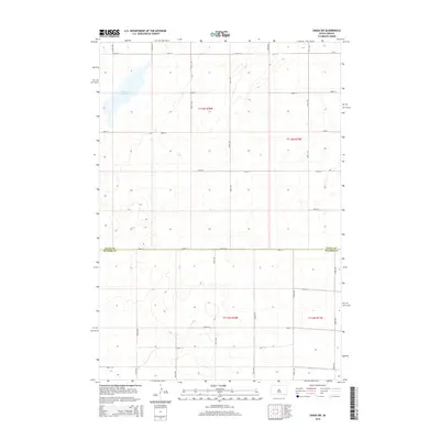 2015 Map of Onida SW, 2015 Print