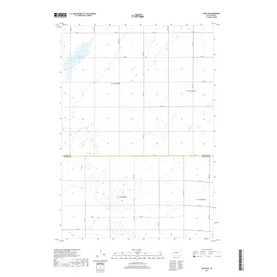 2017 Map of Onida SW, 2017 Print