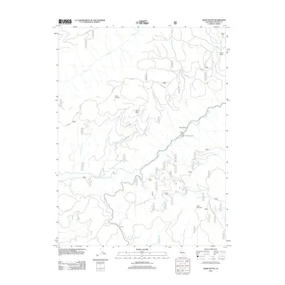 2012 Map of Onion Butte, 2012 Print