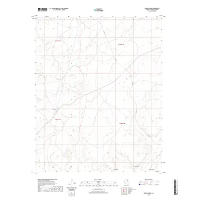 2018 Map of Onion Spring, 2018 Print