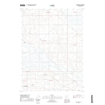 2017 Map of Onion Springs, 2017 Print
