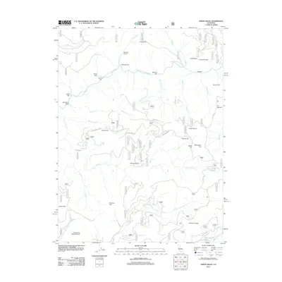 2012 Map of Onion Valley, 2012 Print