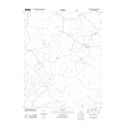 2012 Map of Onondaga Cave, 2012 Print