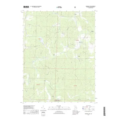 2017 Map of Onondaga Cave, 2017 Print