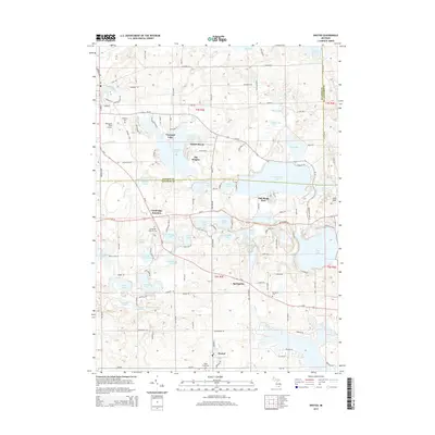 2014 Map of Onsted, 2014 Print