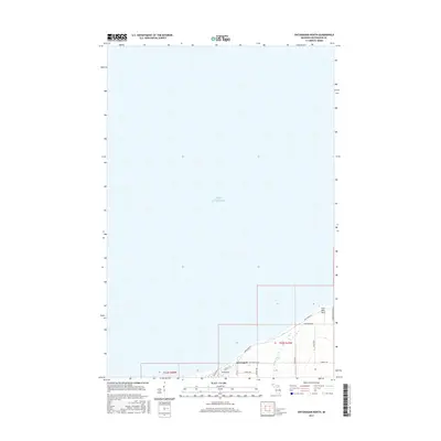 2017 Map of Ontonagon North, 2017 Print