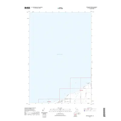 2019 Map of Ontonagon North, 2019 Print