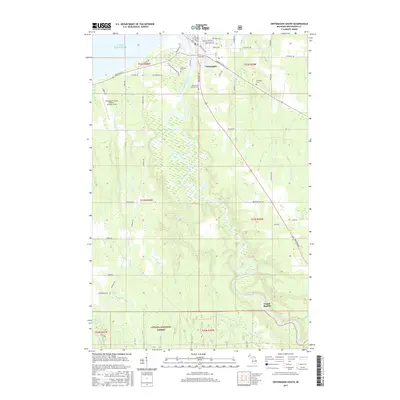 2017 Map of Ontonagon South, 2017 Print