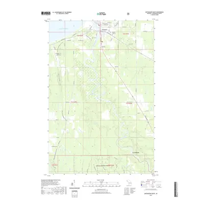 2019 Map of Ontonagon South, 2019 Print