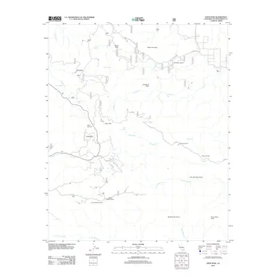 2012 Map of Onyx Peak, 2012 Print