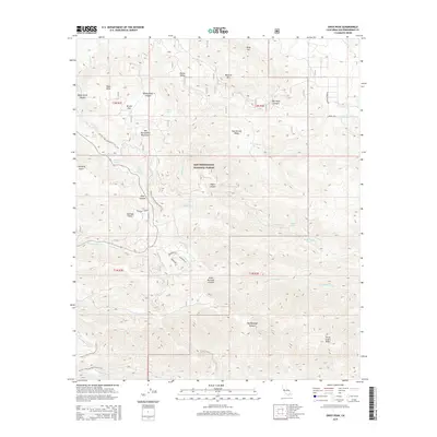 2015 Map of Onyx Peak, 2015 Print