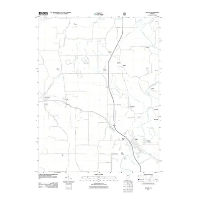 2011 Map of Oolitic, 2011 Print