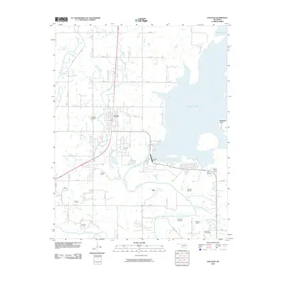 2010 Map of Oologah, 2010 Print