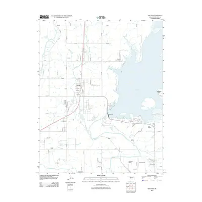 2013 Map of Oologah, 2013 Print